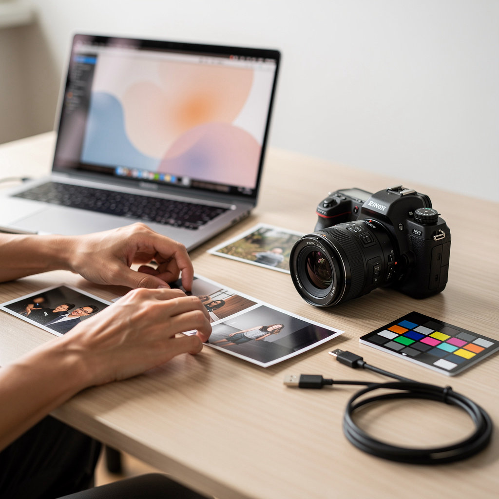 MoryTakesPhotos collaborative planning session for integrated photography and website projects